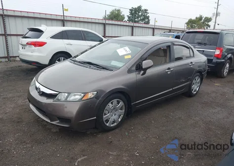 2009 Honda Civic Lx из США, поврежденный, VIN 19XFA16519E040379